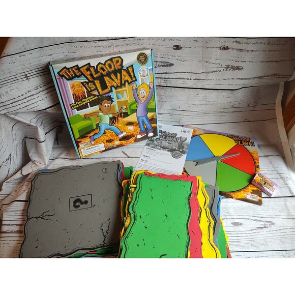 Endless Games The Floor is Lava Interactive Board Game - Picture 2 of 6